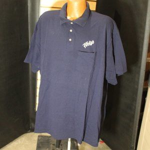 Red Kap men's FAYGO Logo Work Uniform Polo Shirt Blue 3XL
